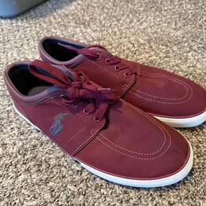 Polo by Ralph Lauren Men's Maroon Sneakers